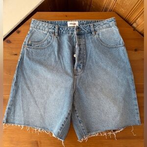 ROLLA'S Classic Straight High-Rise Cutoffs